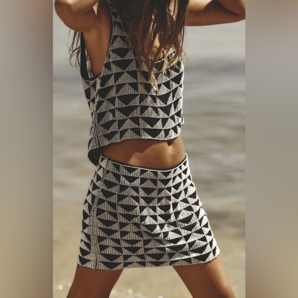 ZARA BEADED SKIRT